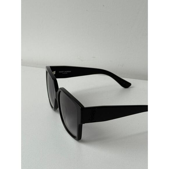 NEW Saint Laurent SL M9/F Black Square Oversized Sunglasses